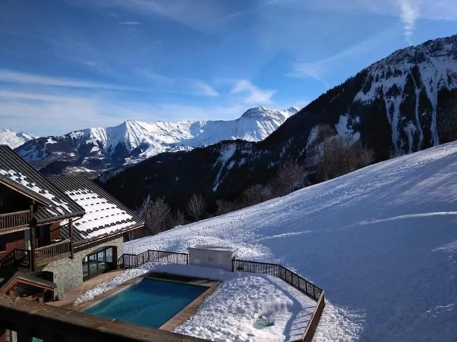 Apartment Studio 4 Personnes Pied Des Pistes Avec Piscine Villarembert France